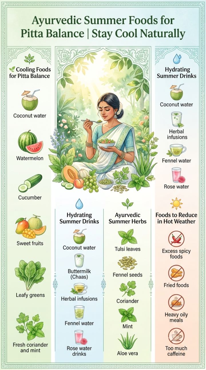 Ayurvedic Summer Foods for Pitta Balance | Stay Cool Naturally2