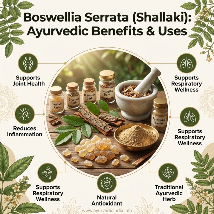 Boswellia Serrata (Shallaki): Ayurvedic Benefits & Uses2