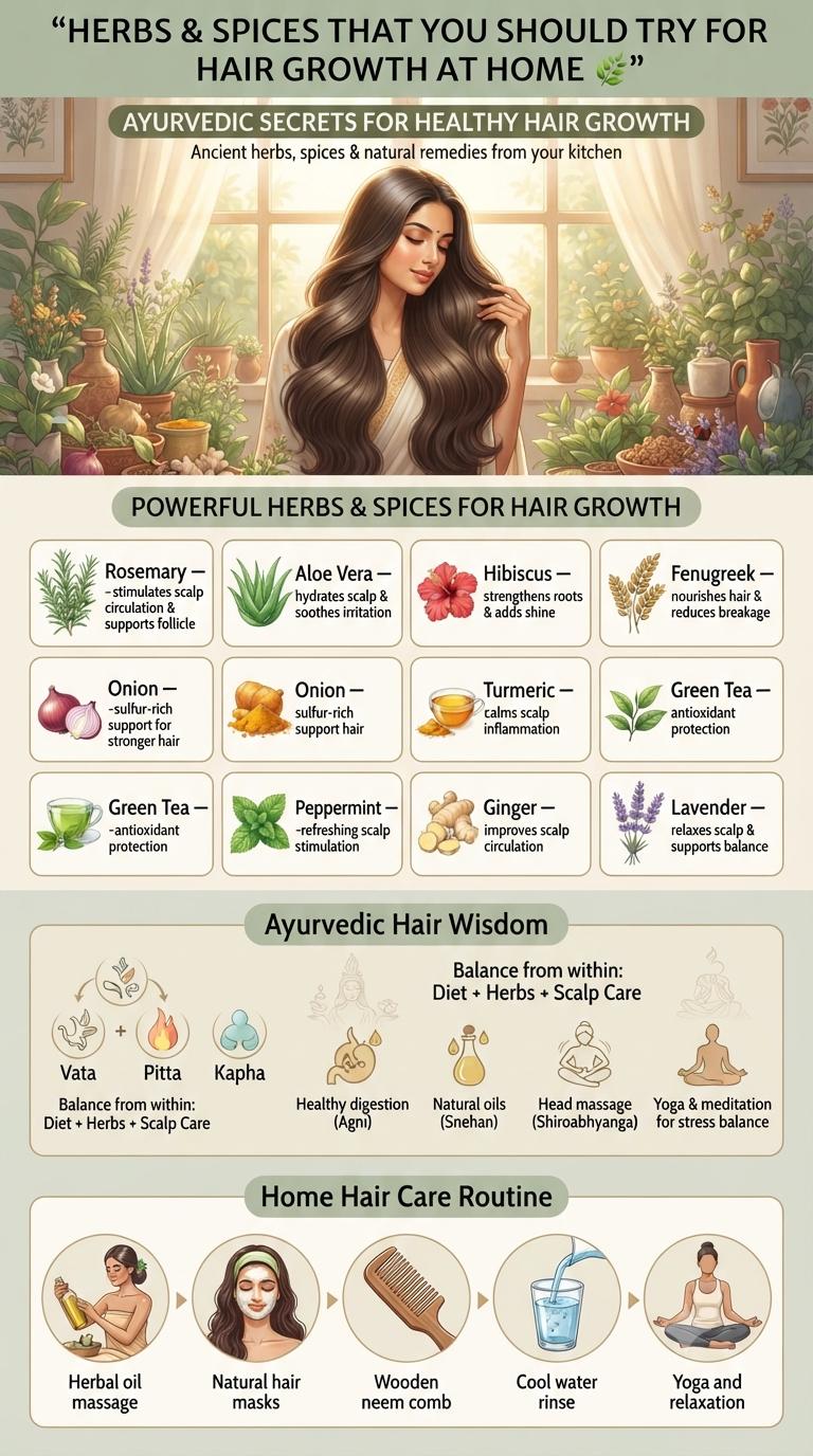 Herbs & Spices That You Should Try For Hair Growth At Home2