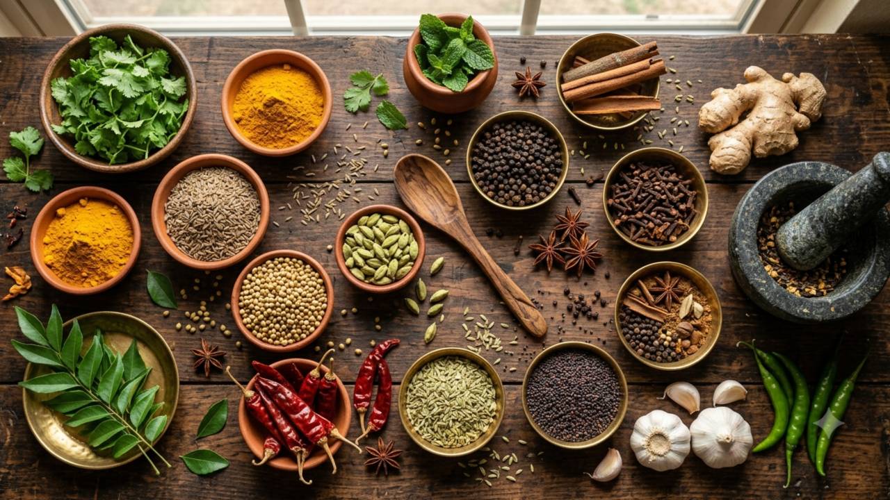 List of Indian Herbs and Spices: Their Uses in Cooking