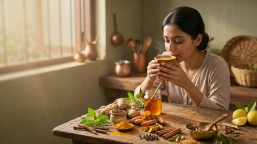 Top 17 Ayurvedic Home Remedies for Sore Throat and Cough