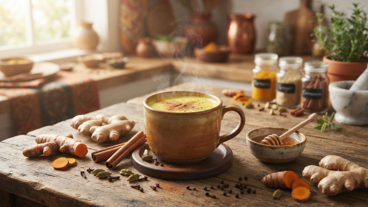 Turmeric Golden Milk Benefits & Easy Ayurvedic Milk Recipe