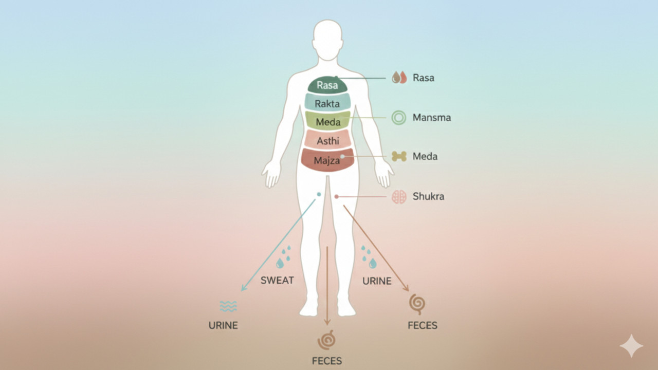 What Is Dhatu Mala? Understanding Tissue Waste Products in Ayurveda